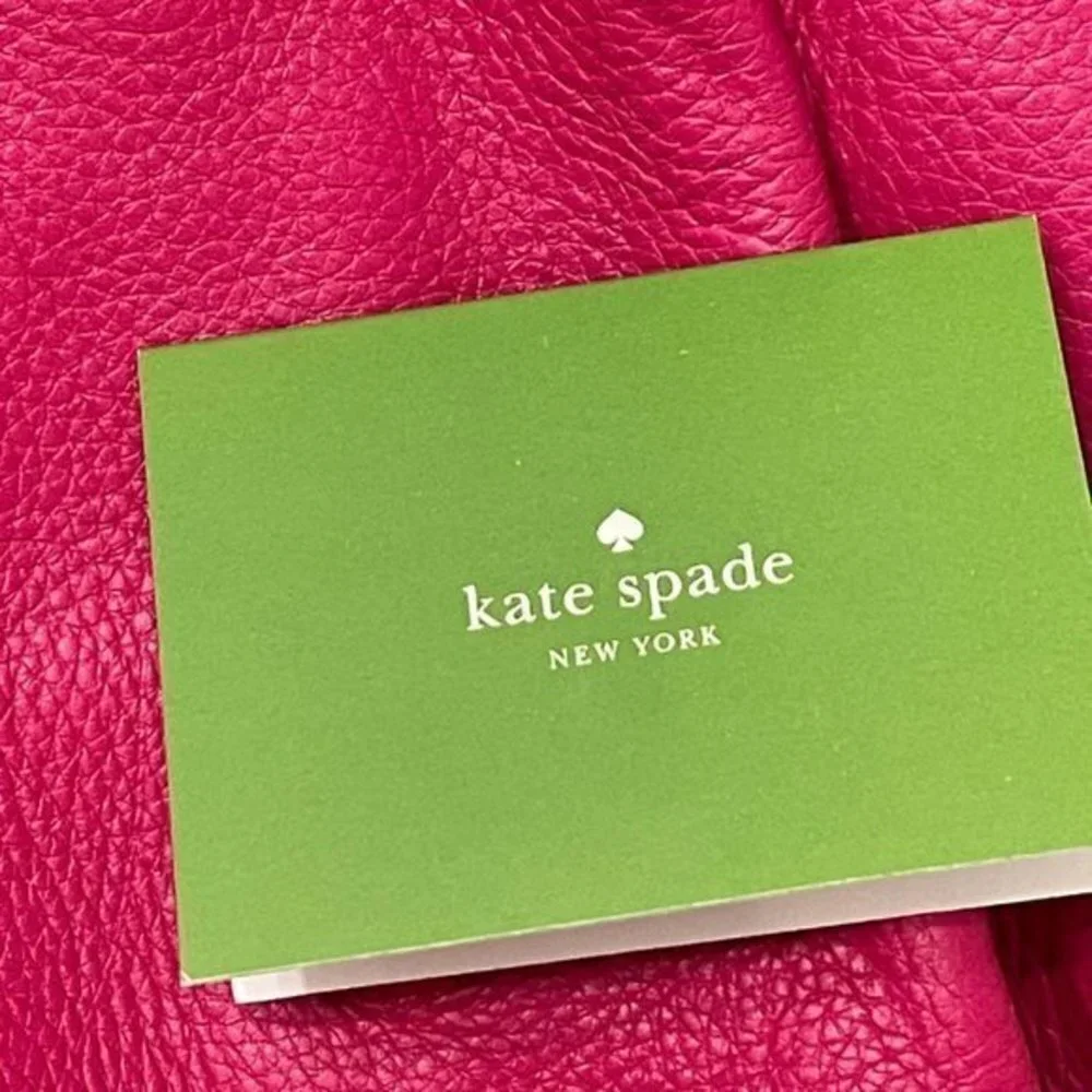 Kate Spade Pebbled Leather Pink Shoulder Crossbody Convertible/Satchel Bag